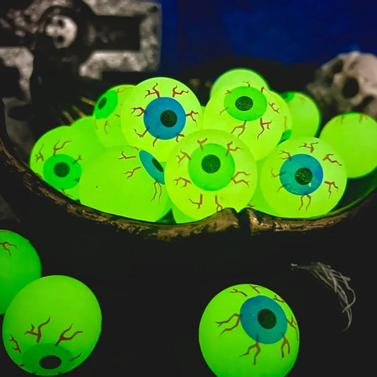 Glow-in-the-Dark Halloween Eyeballs – Creepy, Luminous Decorations for Spooky Fun! - IVY DUCK