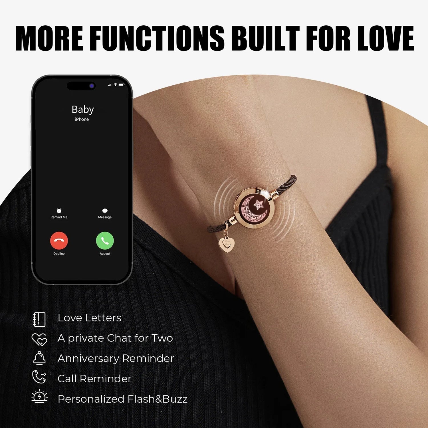 Long Distance Touch Bracelets for Couples: Stay Connected Anytime, Anywhere! - IVY DUCK