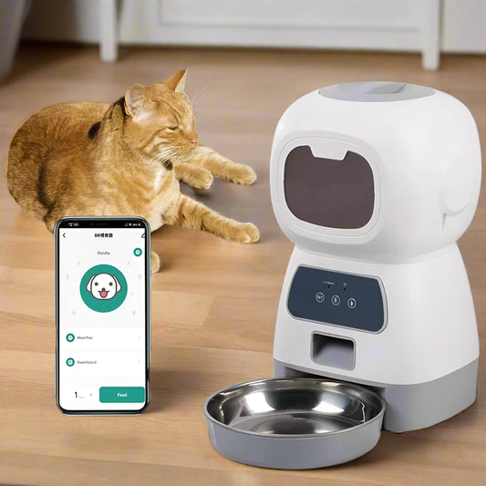 SmartPet™ Pro Automatic WiFi Pet Feeder with Voice Control - IVY DUCK