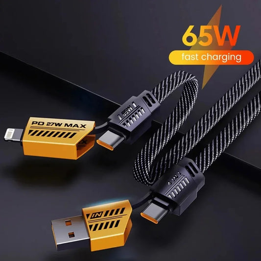 4-in-1 Rapid Charging Cable (NEW 2024!) - IVY DUCK